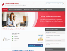 Tablet Screenshot of online-redakteur.biz